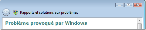 image thumb1 Problème provoqué par Windows